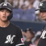 ロッテ西川史礁、ルーキーなのにパリーグ二塁打ランキング1位！