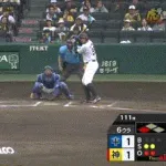 【阪神対中日25回戦】阪神、６回裏２アウト三塁から代打・ヘルナンデスのタイムリーで１点勝ち越し！伊原に勝ち投手の権利！！！！！！！！！！
