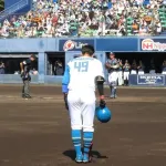 北海道日本ハムファイターズの東京読売巨人軍若林選手、千葉の鎌ヶ谷で引退