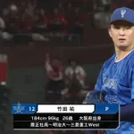 DeNA竹田祐　6回89球4安打3奪三振1四球1失点