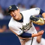オリックスバファローズ九里　25試合11勝８敗 防御率 2.42 投球回数 164