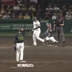 最終戦で青柳さんが古巣阪神にプレゼントしたものwwwww