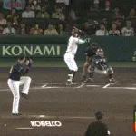 【阪神対ヤクルト25回戦】阪神、初回に佐藤輝明の犠牲フライで先制！佐藤輝明は100打点達成！！！！！！！！！！！！