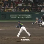 【猛虎魂】 青柳さん、さすがに露骨すぎる…　最高出塁率狙う大山に3打席連続四球ｗｗｗ