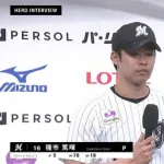 種市、本日も好投で月間MVPほぼ確定か