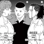 【画像】格闘技漫画作者「こいつ軽量級やけど強キャっぽく見せたいなあ、せや！」