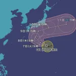 【悲報】台風22号魔球コース
