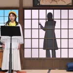 Adoちゃん、ついにバラエティ番組のスタジオに登場する