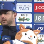 DeNAケイ　7回 118球 2安打 1HR 8奪三振 4四死球 2失点