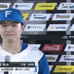 【パCS】 郡司「4番の清宮くんが情けないゲッツーを打ちまして…代わりに4番らしいバッティングをしておきました」