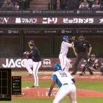 【パCS1st2回戦】日本ハム、３回裏１アウト一二塁から清宮が２点タイムリースリーベース！１点差に詰め寄る！！！！！！！！！！！！！！！！