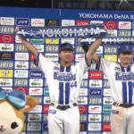 【悲報】林琢真さん、タオルを逆さまに掲げる痛恨のエラー