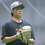 【巨人】井上温大、故障班の練習に参加。「苦しい1年。投げるのも怖かった」と振り返る