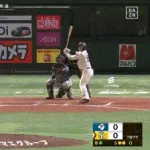 【パCSFinal1回戦】ソフトバンク・野村勇、日本ハム・田中正義から先制ソロホームラン！！！！！！！！！！！！！！！！！！！！！！