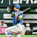 【日本ハム】万波中正５打席で４度出塁も得点につながらず「普通」新庄監督は第２戦以降に期待