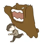 【悲報】クマサン、露天風呂から人を連れ去りか