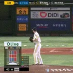 【パCSFinal4回戦】日本ハム・レイエス、ソフトバンク・大関から勝ち越し２ランホームラン！！！！！！！！！！！！！！！！