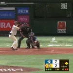 【パCSFinal4回戦】ソフトバンク、５回裏２アウト一塁から柳町がタイムリーツーベース！４点差に迫る！！！！！！！！！