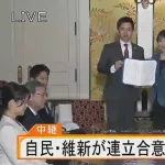 自民維新政権、企業団体献金の禁止は2年後までに協議で決定