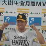 9、10月度の月間MVP賞に栗原陵矢が受賞！！「近藤大先生のおかげです」