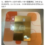 現役医師「ゴールドカード、20gだから40万円か。これが本当の金持ち」→メッキがバレる