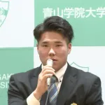 DeNAドラ1小田康一郎内野手が記者会見「新人王、そして首位打者、三冠王を総なめできるような打者になりたい」