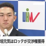 【画像】ロッテ確定時の石垣元気くんｗｗｗｗｗｗｗｗｗ
