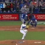 【WS第3戦】ドジャース・佐々木朗希、８回１アウト一二塁のピンチで登板し無失点に抑える！！！！！！！！！！！！！！！！！！