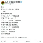 ウィーラー、巨人（日本の伝統球団）の一軍打撃コーチまで上り詰めるｗｗｗ