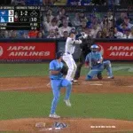 【WS第5戦】大谷翔平、第三打席はライトフライ、ファインプレーに阻まれる…３打席目まで安打なし