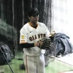 巨人・横川凱、ブルペンで300球投げ込み。「100球超えたあたりから力抜け良いバランスで投げれた」