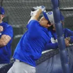 大谷翔平、屋外フリー打撃で150m弾