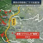 【画像】クマサン、ついに東京都心へ向けて進撃を開始！圏央道の結界を越えるｗｗｗｗ