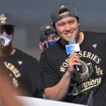 大谷、英語でスピーチをする