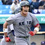 【東京六大学】慶大・常松広太郎がカブスとマイナー契約で合意　ゴールドマン・サックス内定も野球継続へ　４番も務めた右の強打者