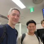 オーストラリアン・ベースボールリーグに参加するDeNA益子選手、中川颯選手、ブライアン英語教師が日本を出発!意気込みを語る