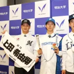 明治大学の左腕エースの毛利が2位で捕手の小島とリリーフの大川が1位なのは意外すぎだろ