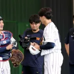 巨人・大勢、阪神坂本捕手を絶賛「めちゃくちゃ投げやすい。投げていて気持ち良い」