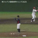 【侍ジャパン対広島練習試合】侍ジャパン・隅田、４回裏２アウト満塁から広島・坂倉に逆転タイムリーを許す…２イニングで７失点の大炎上…