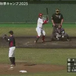【侍ジャパン対広島練習試合】侍ジャパン・隅田、3回から登板も5失点の炎上で広島に逆転を許す…