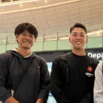 DeNA吉岡選手、田内選手、平田アナリスト、牛田広報がドバイ開催のベースボール・ユナイテッド参加に向けて日本を出発！