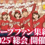 全国のカープファンが集結するオフ会『忘年会2025』開催決定!〝年に一度の総会〟【12/13(土)】