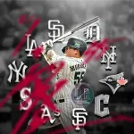 【画像】村上宗隆を巡るMLB球団を表した画像がカッコ良すぎると話題