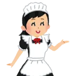 メイド服着た