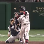 昨日の西川史礁のデッドボール