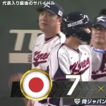 侍ジャパン・大勢、勝利目前の9回2アウトから韓国に同点被弾…試合は引き分けで終了