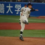 ドラフトで3人指名された明治大が初戦敗退、毛利140km前後小島4打数ノーヒット大川5失点