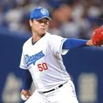 中日清水達也(55登板 防2.24)が『9500万円→1億2500万円』で契約更改