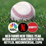 【MLB】メジャーリーグさん、放映契約が切れたESPNに加え新たにNBC、Netflixと３社と新たな契約で合意