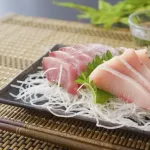 刺身のつまっている？